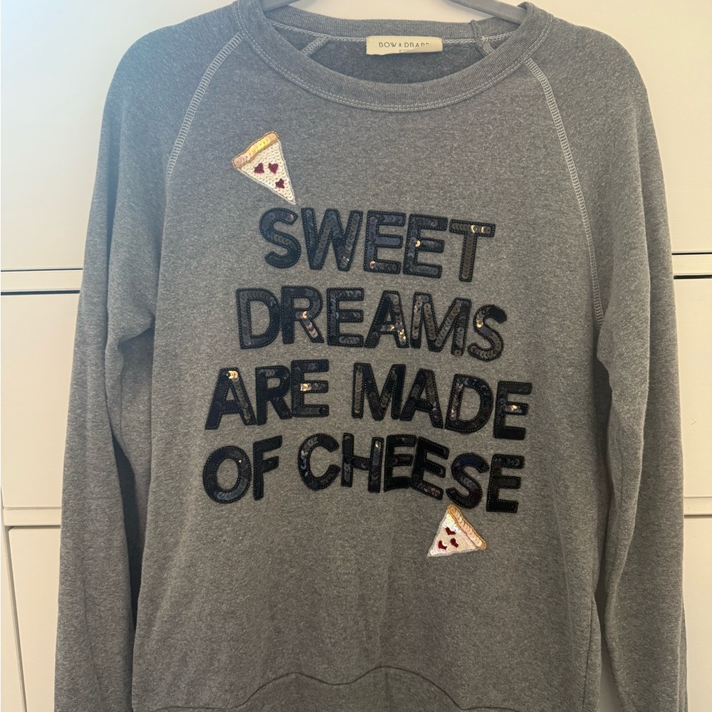 Boy Meets Girl Gray Crew Neck Sweater Sweet Dreams